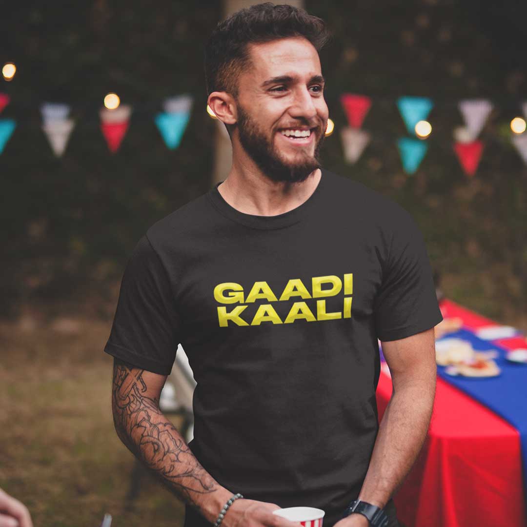 Gaadi Kaali – Men T Shirt