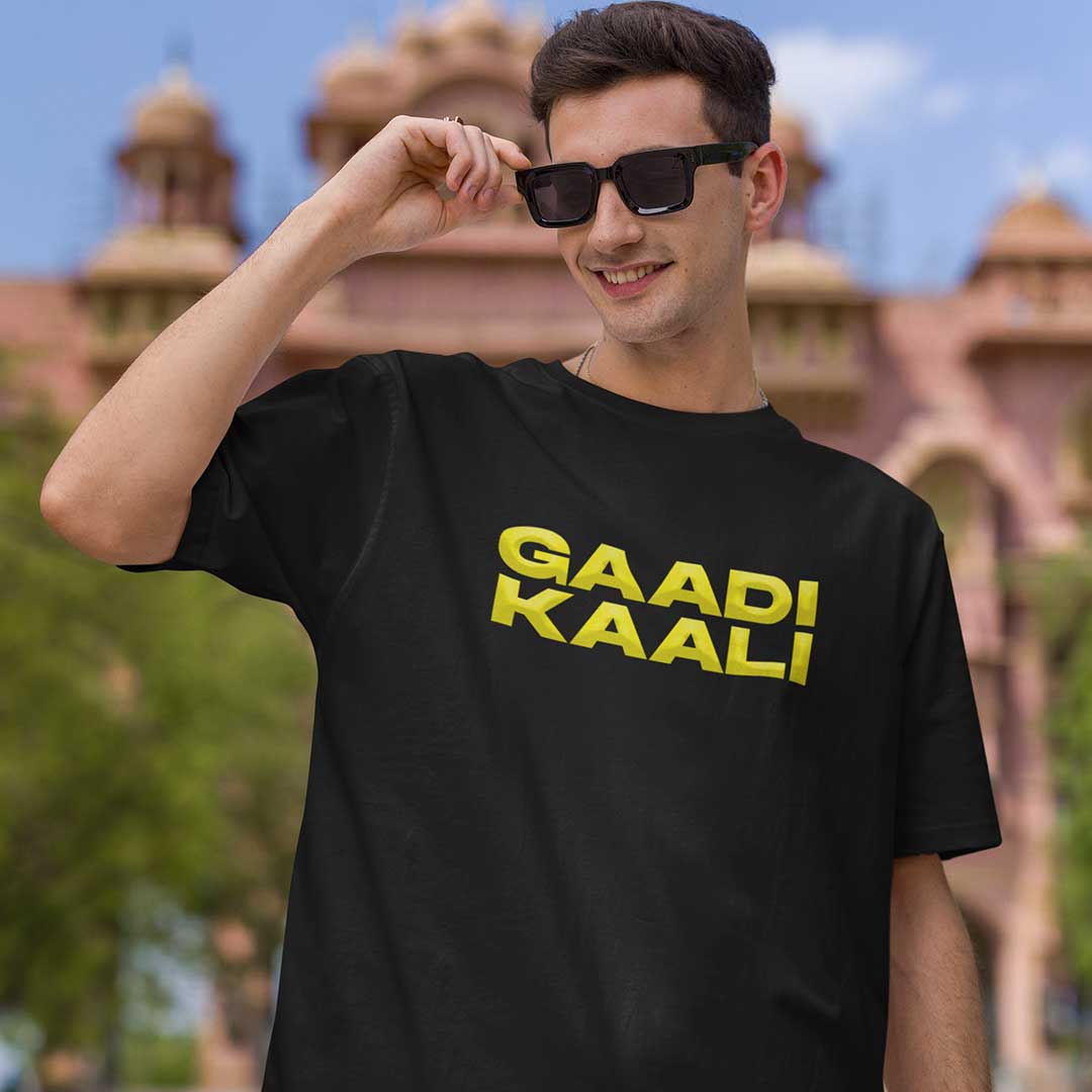 Gaadi Kaali Oversized T Shirt