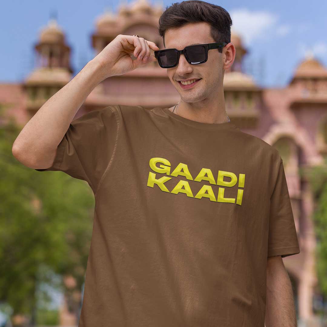 Gaadi Kaali Oversized T Shirt