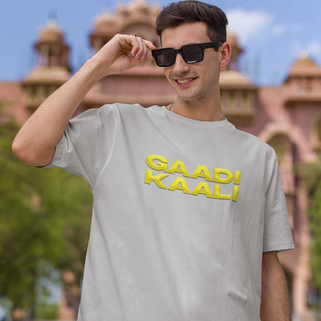 Gaadi Kaali Oversized T Shirt