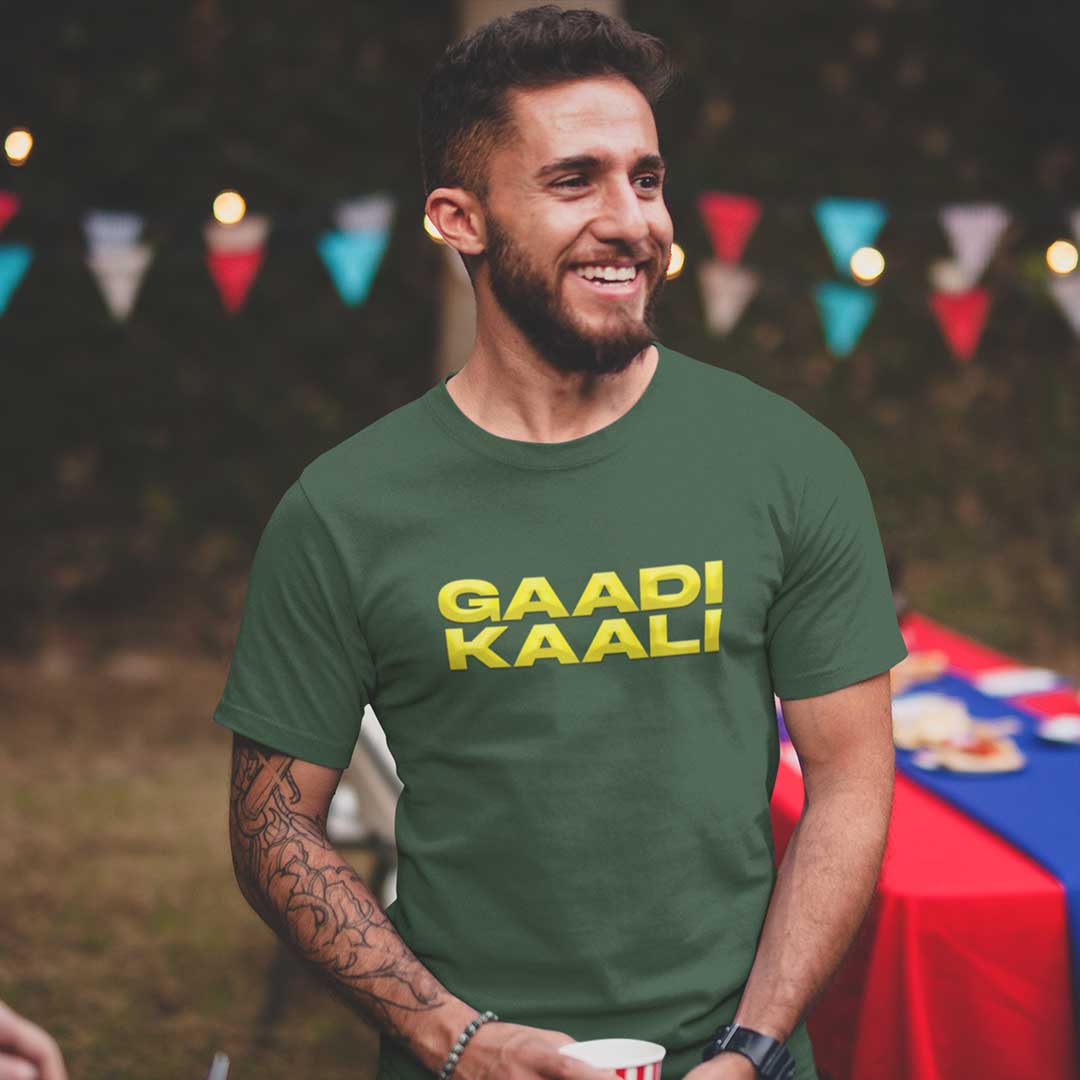 Gaadi Kaali – Men T Shirt