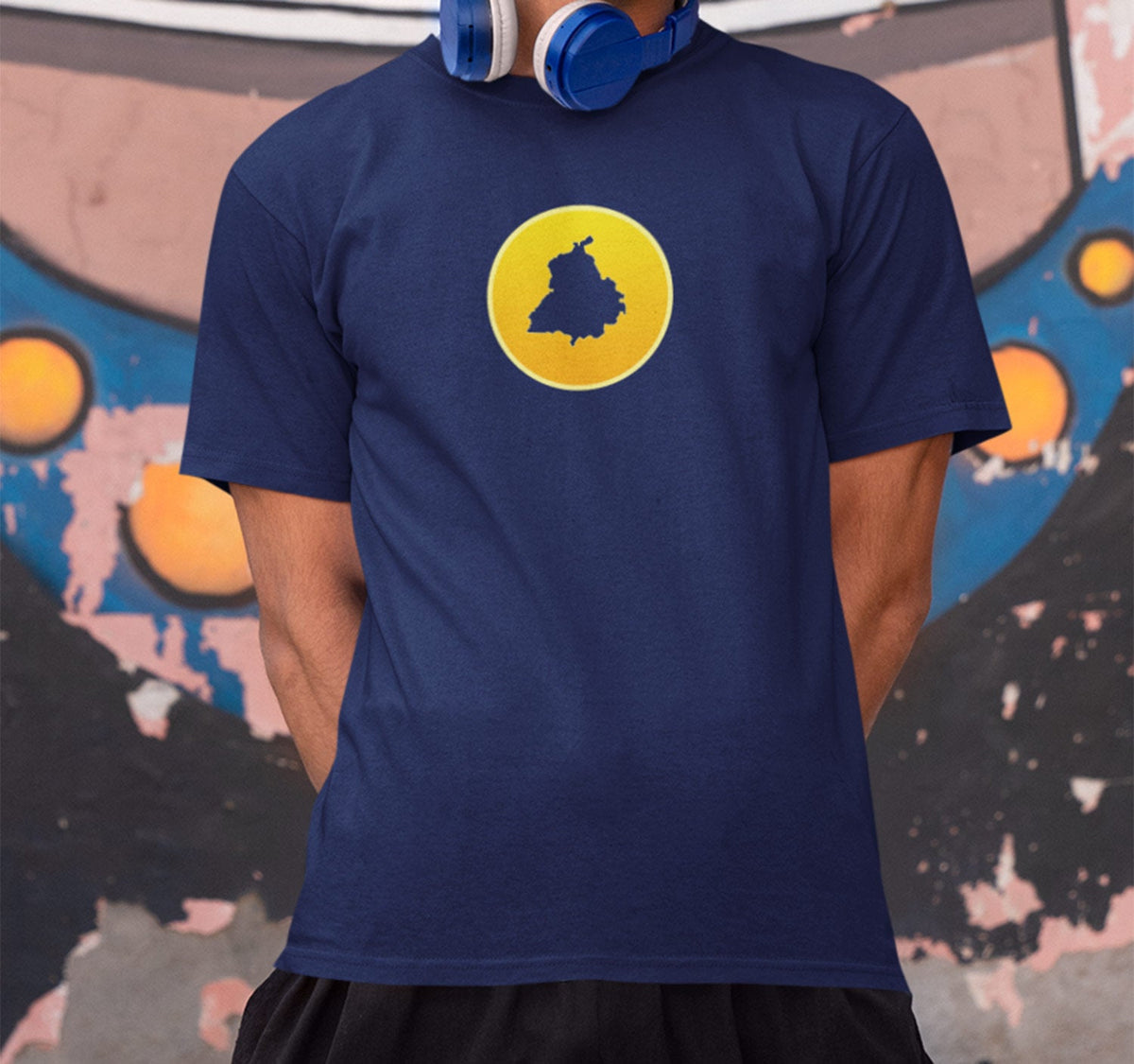 Punjab Map T shirt - Buy Custom Punjabi T shirts For Men India ...