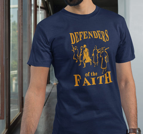 Defenders Of The Faith - Men Punjabi T Shirts