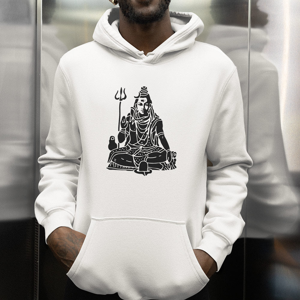 Lord Shiva Printed Hoodie