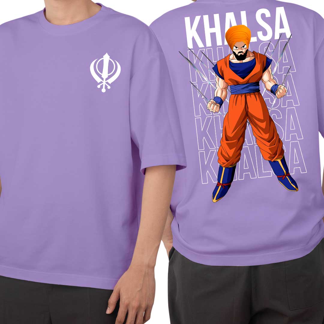 Khalsa - Anime Oversized T shirt