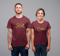 King Queen Couple T Shirt