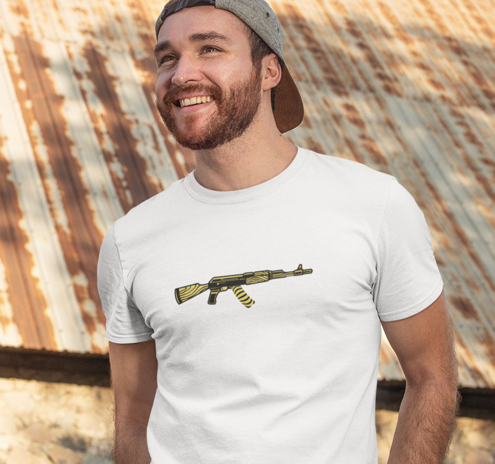 Gun Men Punjabi T Shirt
