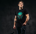 Owl Cyberpunk - Men Lycra T-Shirt