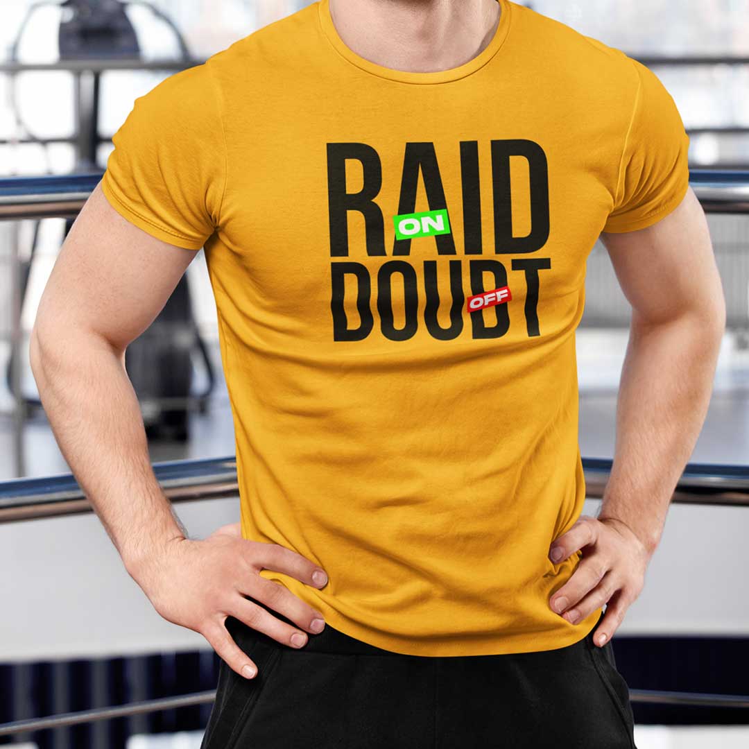 Raid on Doubt Off - Kabaddi Men T Shirt