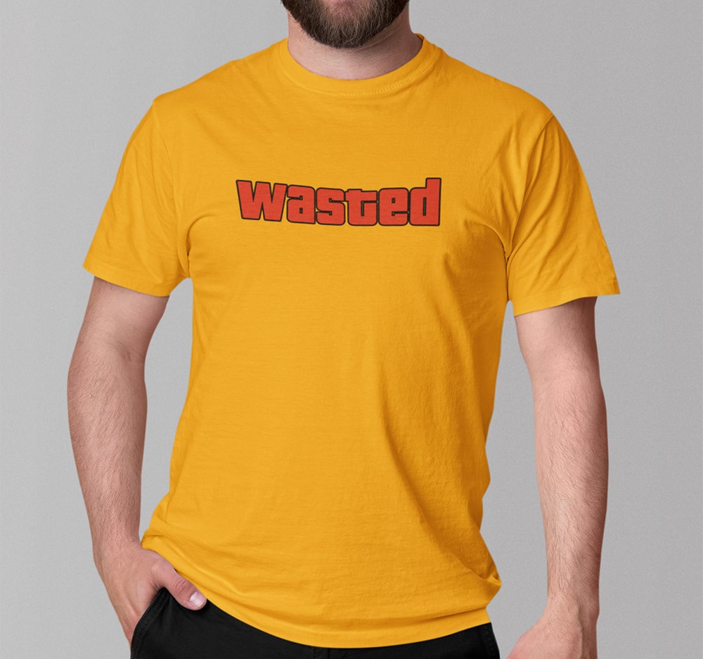 Wasted - Men Punjabi T Shirt