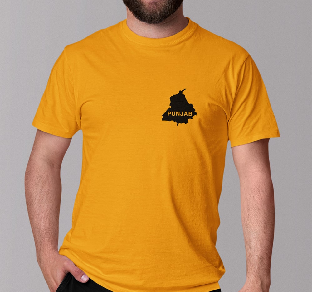Punjab Map - Men T-Shirt
