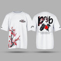 PNJB A Glimpse Of The Past white Oversized T Shirt