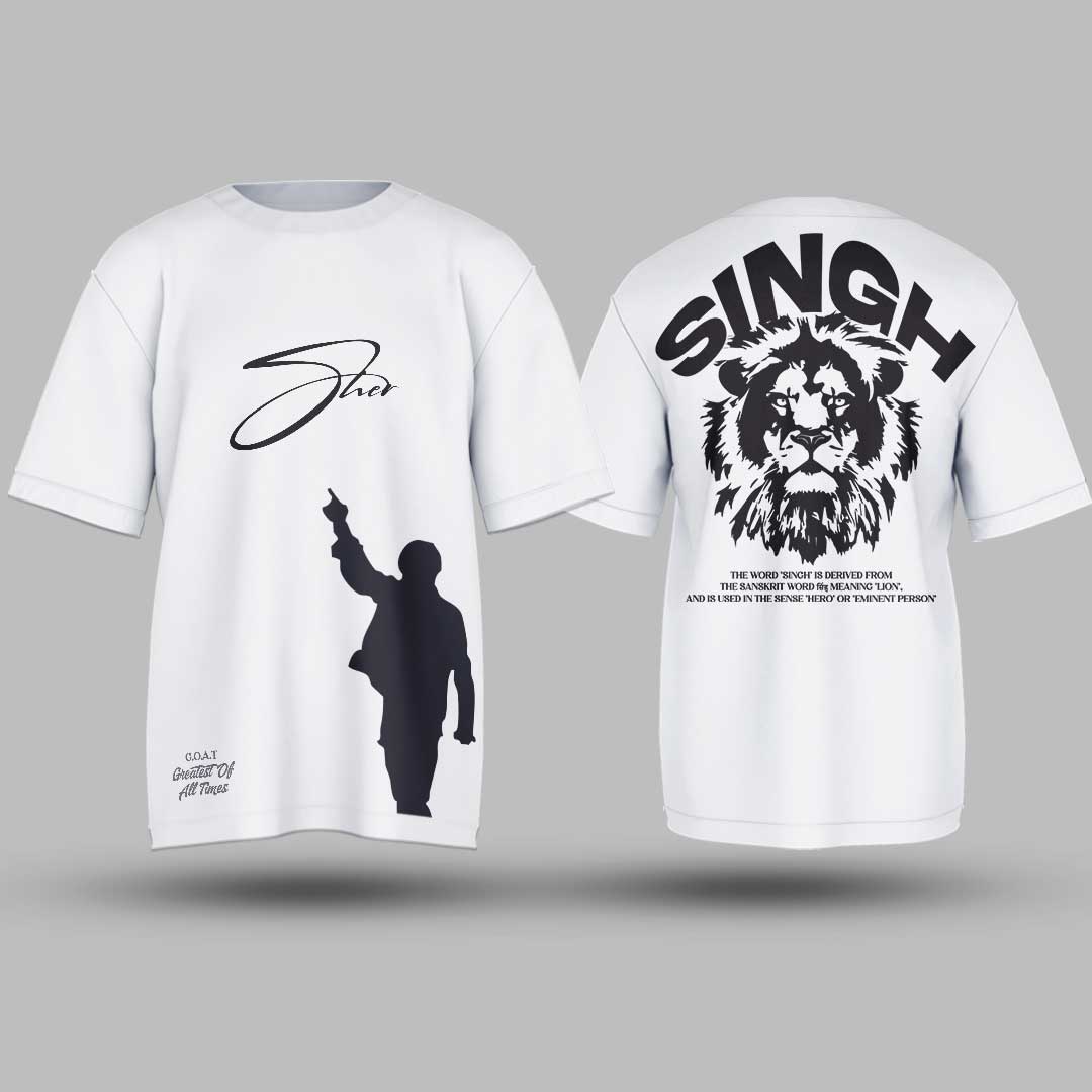 Sher Singh - Men Oversized T Shirt