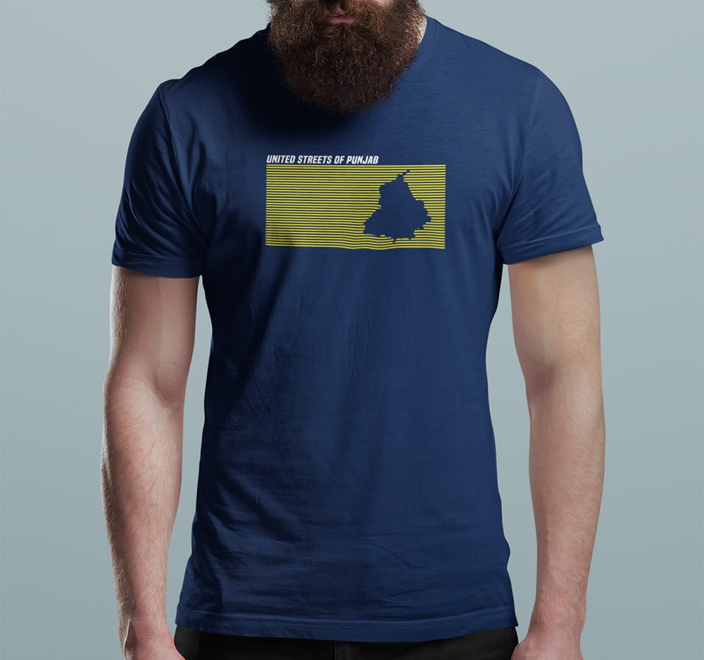 United Streets of Punjab T Shirt - Buy Custom Printed Tshirts Online ...