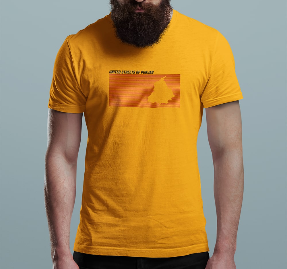 United Streets of Punjab T Shirt - Buy Custom Printed Tshirts Online ...