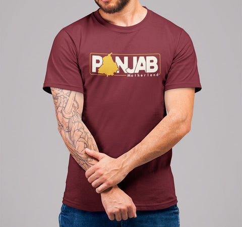 Punjab Motherland - Men Punjabi T Shirts