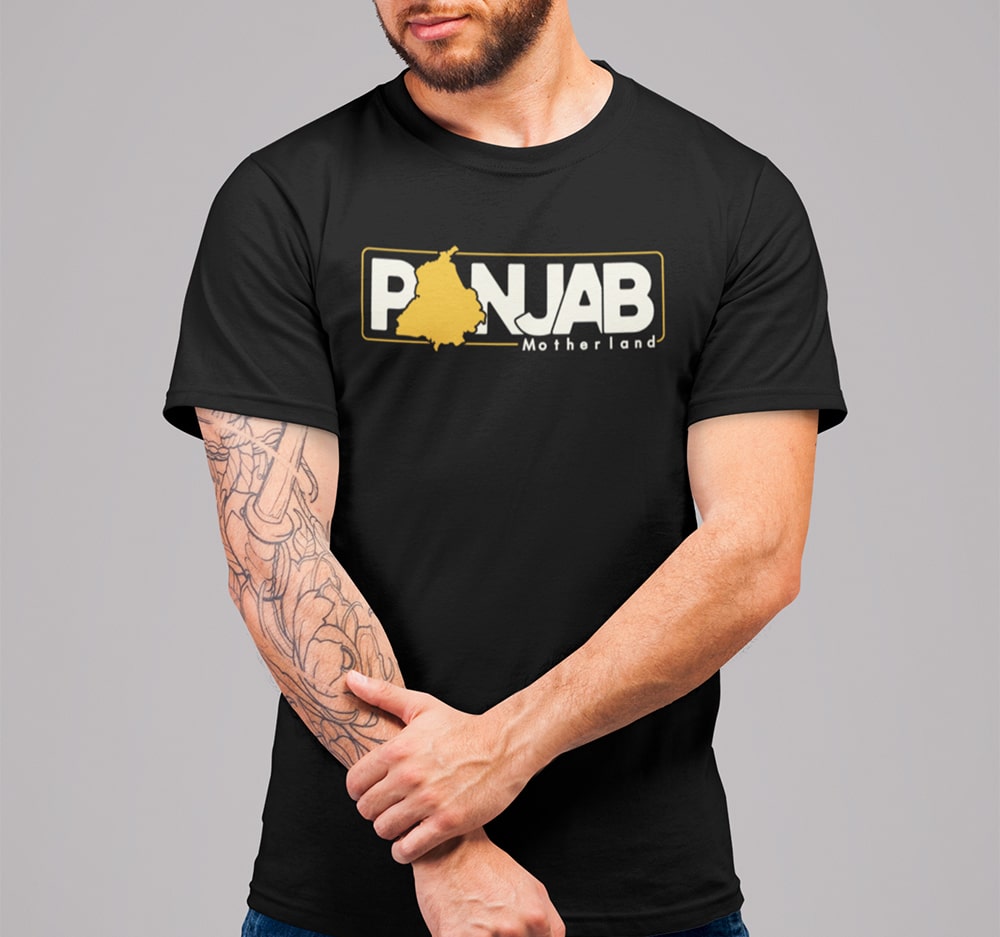 Buy Punjab Motherland Custom Punjabi Printed Tshirt Online for Men ...