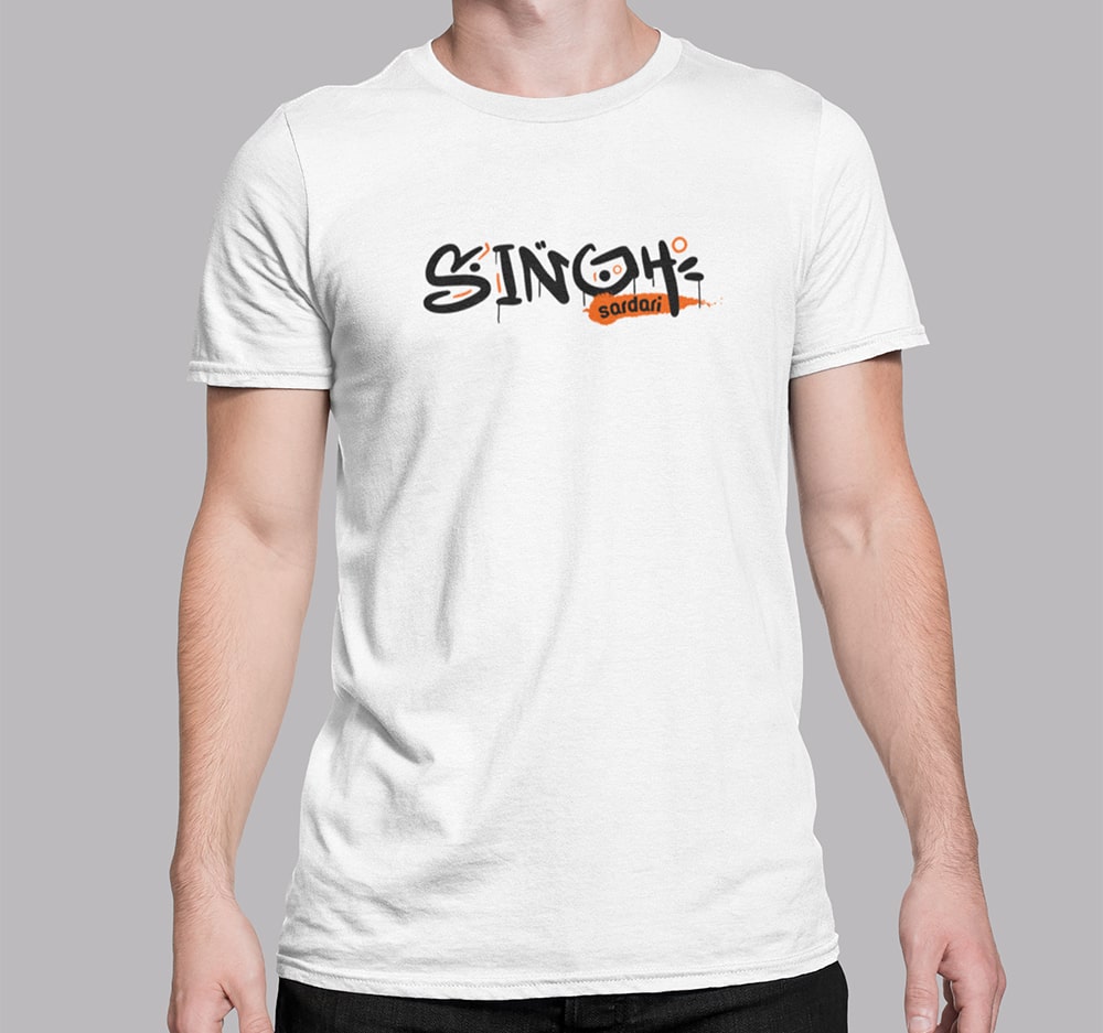 Singh Sardari - Men Punjabi T Shirts