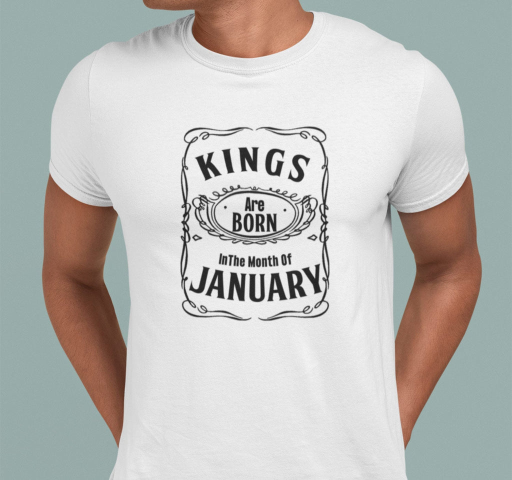 Kings Are Born In January - Men T Shirt