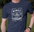 Kings Are Born In February - Men T Shirt