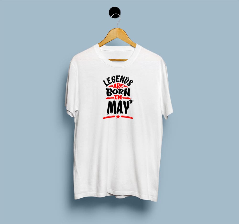 Legends Are Born In May - Men T Shirt