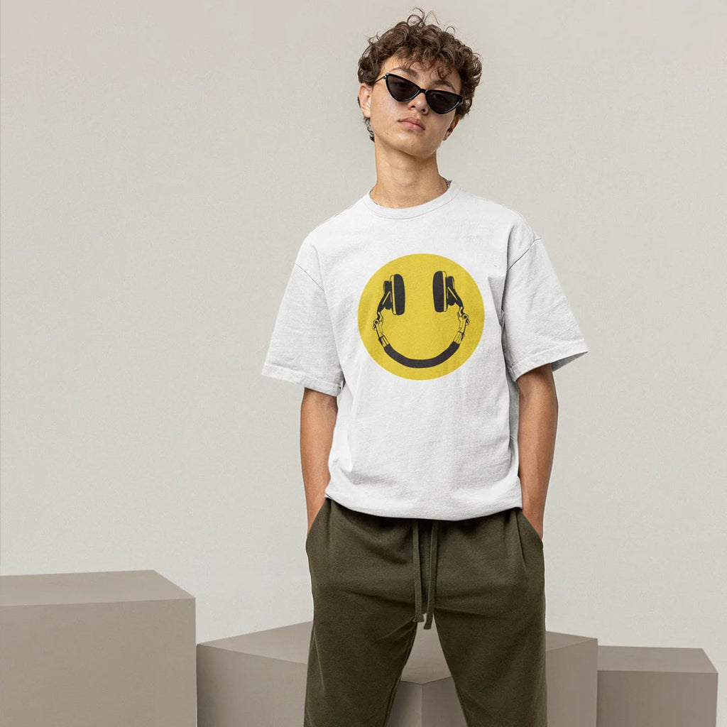 Smiley Face Oversized T shirt
